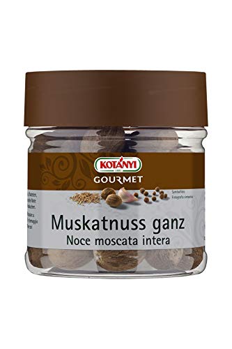 Kotanyi Gourmet Muskatnuss ganz | stark würzig, bittersüß und leicht scharf, 400 ml (ca. 210g) von Kotanyi