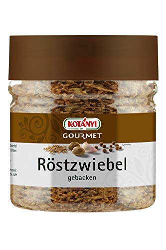 Kotanyi Gourmet Röstzwiebel | in feinem Pflanzenöl gebacken, typisch aromatisch, 6er Pack (6 x 120 g) von Kotanyi
