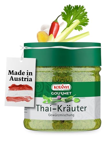Kotanyi Gourmet Thai-Kräuter Gewürzmischung, typischer Geschmack nach Ingwer, Koriander und Zitronengras, 121 g Kotanyi Gourmet Thai-Kräuter Gewürzmischung, typischer Geschmack nach Ingwer, Koriander und Zitronengras, 121 g von Kotanyi