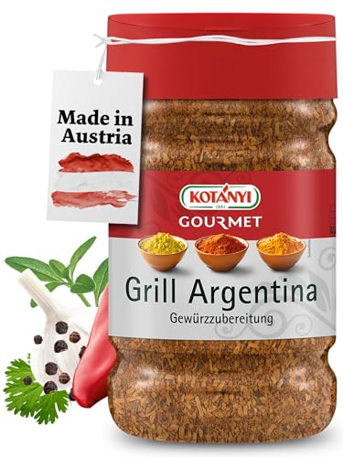 Kotanyi Grill Argentina Gewürzzubereitung Gewürze für Großverbraucher und Gastronomie, 900 g von Kotanyi