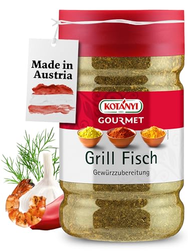 KOTÁNYI Grill Fisch Grillgewürz - Gewürz für Fisch & Meeresfrüchte - Marinade für jede Fischart - Gewürzmischung zum Grillen, 790g [Jetzt für die nächste Grillfeier bestellen!] von Kotanyi