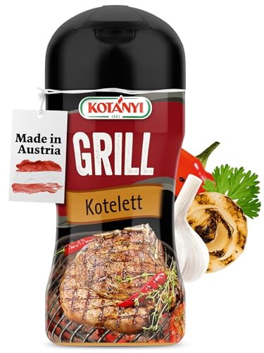 Kotanyi Grill Kotelett Gewürzmischung | herrlich-pikantes Aroma, mit innovativer Palmfett-Ummantelung, 80g von Kotanyi