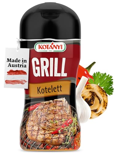 KOTÁNYI Grill Kotelett Grillgewürz 80g - Marinade für Steaks, Koteletts und Fleischspieße auf dem Grill - Gewürzmischung zum Grillen - [Jetzt für die nächste Grillparty bestellen!] von Kotanyi