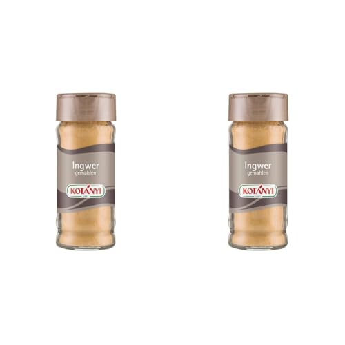 Kotanyi Ingwer gemahlen - Glas 80 ml (Packung mit 2) von Kotanyi