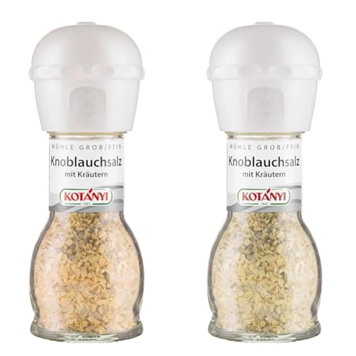 Kotanyi Knoblauch Kräuter Salz, 2er Pack (1 x 50 g) von Kotanyi