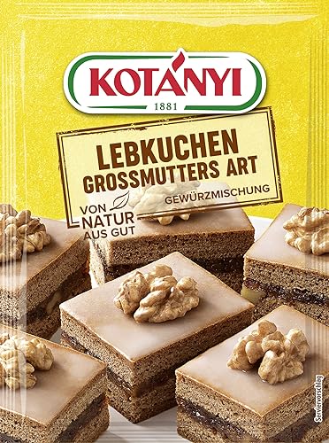 Kotanyi Lebkuchen-Gewürzmischung Großmutterart, 5er Pack (5 x 30 g) von Kotanyi