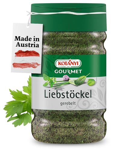 Kotanyi Liebstöckel gerebelt, Gewürze für Großverbraucher und Gastronomie, 1200 ml, 160 g Kotanyi Liebstöckel gerebelt, Gewürze für Großverbraucher und Gastronomie, 1200 ml, 160 g von Kotanyi