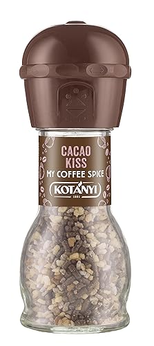 Kotányi My Coffee Spice Cacao Kiss, Kaffee Topping, wundervoll schokoladig mit feinen Schokostückchen, 1er Pack (1 x 63 g) von Kotanyi