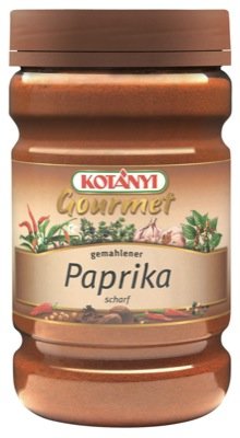 Kotanyi Paprika scharf Gewürze für Großverbraucher und Gastronomie, 580 g von Kotanyi
