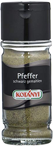 Kotanyi Pfeffer Schwarz gemahlen, 4er Pack (4 x 50 g) von Kotanyi