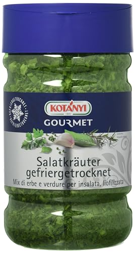 Kotanyi Salatkräuter gefriergetrocknet, Gewürze für Großverbraucher und Gastronomie, Dose 1200 ccm, ca. 70 g von Kotanyi