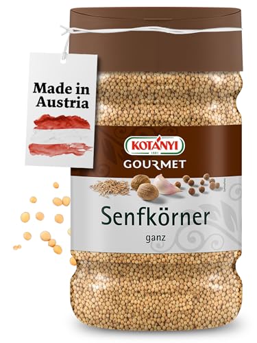 Kotanyi Senfkörner Gewürze für Großverbraucher und Gastronomie, 1200 ccm, ca. 680 g von Kotanyi