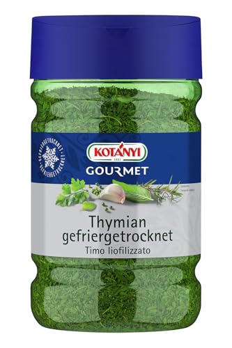 Kotanyi Thymian gefriergetrocknet, Gewürze für Großverbraucher und Gastronomie, große Dose 1200 ccm, ca. 95 g Kotanyi Thymian gefriergetrocknet, Gewürze für Großverbraucher und Gastronomie, große Dose 1200 ccm, ca. 95 g von Kotanyi