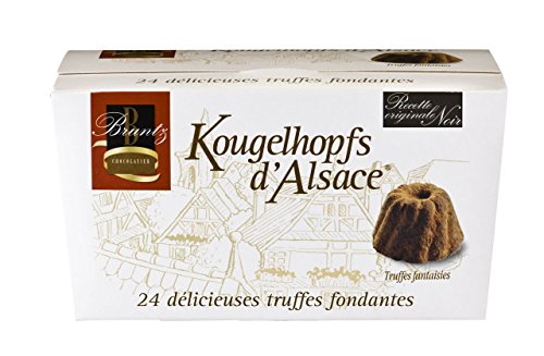 Feinherbe Trüffel Spezialität der Chocolaterie Bruntz, im Elsaß, Kougelhopfs d'Alsace, truffes fondantes, 216g von Kougelhopfs d'Alsace