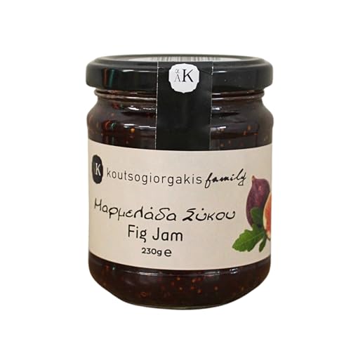 Koutsogiorgakis Family Griechische Feigenmarmelade aus frischen Feigen, 2er Pack x 230 g (Total: 460g) von Koutsogiorgakis Family