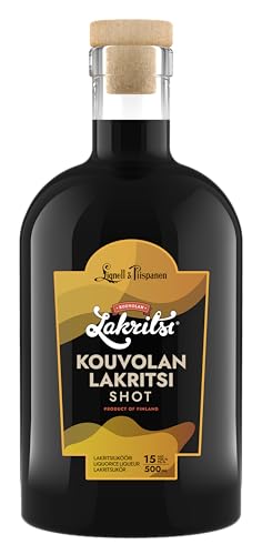 KOUVOLAN Lakritz Likör – Intensiver Lakritzgeschmack aus Finnland, 15% Vol., 0,5 L – Cremig, Aromatisch & Perfekt für Cocktails KOUVOLAN Lakritz Likör – Intensiver Lakritzgeschmack aus Finnland, 15% Vol., 0,5 L – Cremig, Aromatisch & Perfekt für Cocktails von Kouvolan Lakritsi
