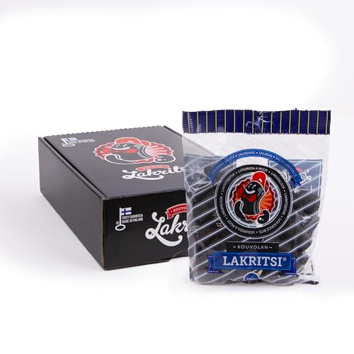 Kouvolan Lakritz aus Finnland – Salzig und Süß – Salzige Lakritzstückchen – Salmiak Lakritz Bites – Weich und Köstlich – Traditionell hergestellt (900 g Gesamt) – 3er Pack von Kouvolan Lakritsi