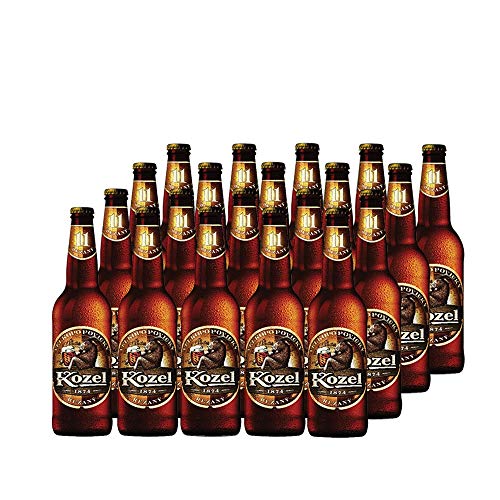 Kozel 11° rezany Tschechisches Mischbier aus Hellem und Dunklembier (20 x 0,5 Liter) von Kozel