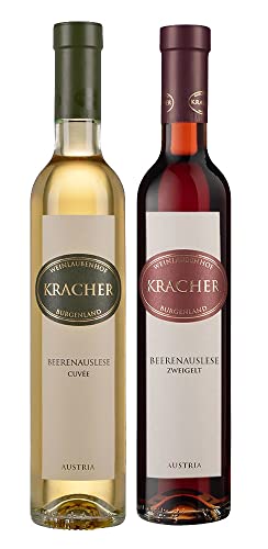 Kracher Duo bestehend aus Kracher Zweigelt Beerenauslese 0,375l und Kracher Cuveé Beerenauslese 0,375l von Kracher
