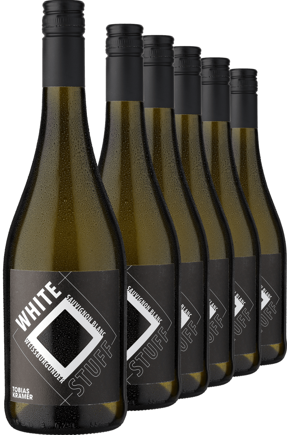 2022 Krämer »White Stuff« Weißburgunder & Sauvignon Blanc im 6er Vorratspaket 2022 Krämer »White Stuff« Weißburgunder & Sauvignon Blanc im 6er Vorratspaket von Krämer