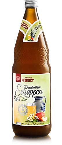 Krämer Apfelwein Beerfurther Schoppen klar 6 x 1 Liter inkl. 0,90€ MEHRWEG Pfand von Krämer