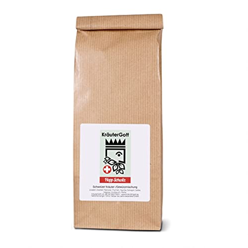 Schweizer Kräutermischung ohne Salz - Hopp Schwiiz von KräuterGott - 125g Nachfüllpackung Schweizer Kräutermischung ohne Salz - Hopp Schwiiz von KräuterGott - 125g Nachfüllpackung von KräuterGott