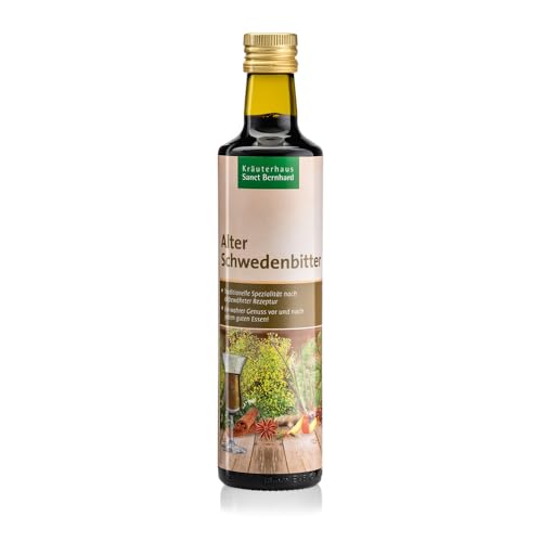 Sanct Bernhard Alter Schwedenbitter | Traditionelle Spezialität | 500 ml von Kräuterhaus Sanct Bernhard