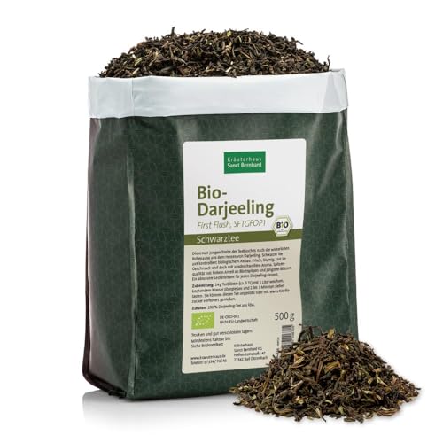 Sanct Bernhard Bio-Darjeeling-Tee First Flush, SFTGFOP1 500 g von Kräuterhaus Sanct Bernhard