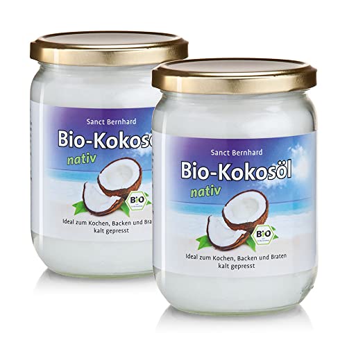 Sanct Bernhard Bio-Kokosöl kalt gepresst, 2 x 500 ml von Kräuterhaus Sanct Bernhard