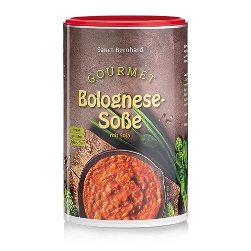 Sanct Bernhard Bolognese-Soße | Vegan | Mit Soja | Ohne künstliche Aromen | 600g von Kräuterhaus Sanct Bernhard
