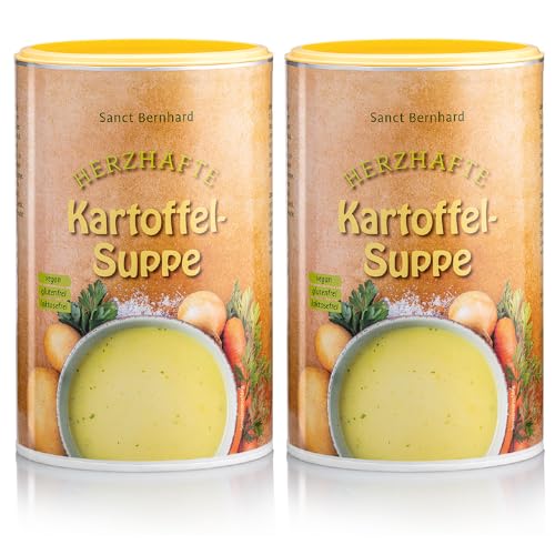 Sanct Bernhard Kartoffelsuppe | Vegan, laktosefrei & glutenfrei | 70% Kartoffelanteil | 2 x 600g Sanct Bernhard Kartoffelsuppe | Vegan, laktosefrei & glutenfrei | 70% Kartoffelanteil | 2 x 600g von Kräuterhaus Sanct Bernhard