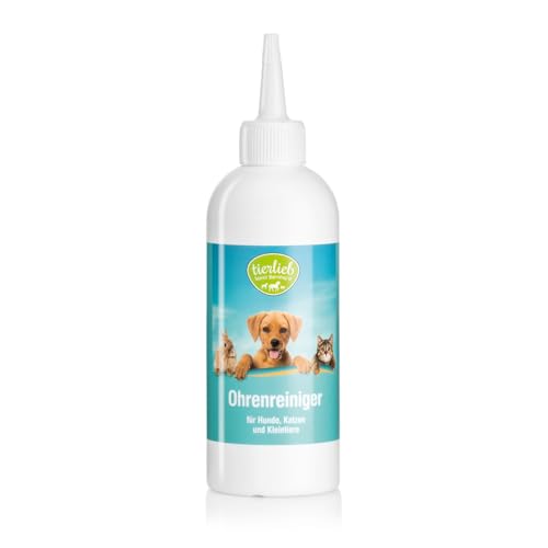 Sanct Bernhard tierlieb Ohrenreiniger für Hunde, Katzen & Kleintiere | Milde, schonende Reinigungslösung | 250ml von Kräuterhaus Sanct Bernhard