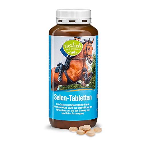 tierlieb Selen-Tabletten für Pferde | Mit Vitamin E | ADMR-konform | Diät-Ergänzungsfuttermittel | 500 Tabletten von Kräuterhaus Sanct Bernhard
