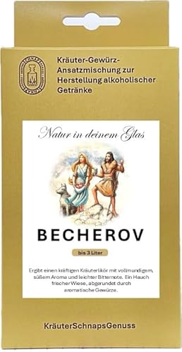 Ansatzmischung zum Selbermachen. 13 Varianten Likör, Kräuterlikör, Kräuterschnaps für jeden Geschmack (Becherov) von KräuterschnapsGenuss