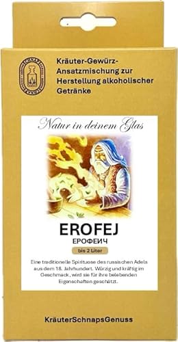 Ansatzmischung zum Selbermachen. 13 Varianten Likör, Kräuterlikör, Kräuterschnaps für jeden Geschmack (Erofej) von KräuterschnapsGenuss