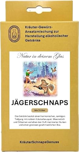 Ansatzmischung zum Selbermachen. 13 Varianten Likör, Kräuterlikör, Kräuterschnaps für jeden Geschmack (Jägerschnaps) von KräuterschnapsGenuss