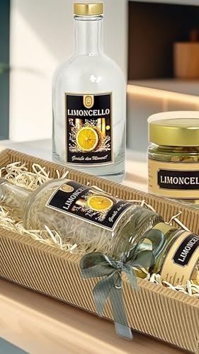 Geschenk Set zum Selber machen | Kräuter Likör Ansatzmischung (Limoncello) von KräuterschnapsGenuss