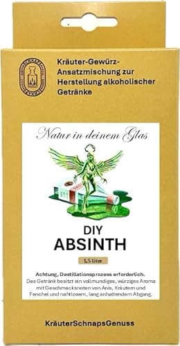 Kräuter- Gewürz-Ansatzmischung zum Selber machen Whisky, Gin, Likör, Kräuterschnaps (DIY Absinth) von KräuterschnapsGenuss