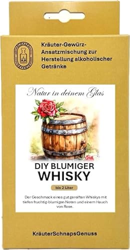 Whisky Set zum Selber machen… (DIY Blumen Whisky) von KräuterschnapsGenuss