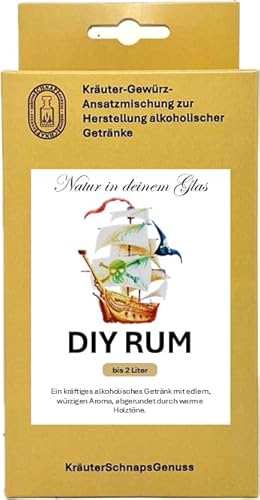 Likör Selber machen | Kräuterschnaps Selber machen | Ansatzmischung 22 Varianten für jeden Geschmack (DIY Rum) von KräuterschnapsGenuss