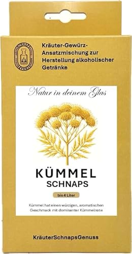 Likör Selber machen | Kräuterschnaps Selber machen | Ansatzmischung 22 Varianten für jeden Geschmack (Kümmel Schnaps) von KräuterschnapsGenuss