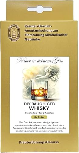 Likör Selber machen | Kräuterschnaps Selber machen | Ansatzmischung 22 Varianten für jeden Geschmac (DIY Rauchiger Whisky) von KräuterschnapsGenuss