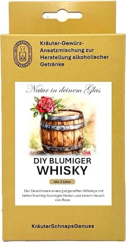 Likör Selber machen | Kräuterschnaps Selber machen | Ansatzmischung 22 Varianten für jeden Geschmack (DIY blumiger Whisky) von KräuterschnapsGenuss