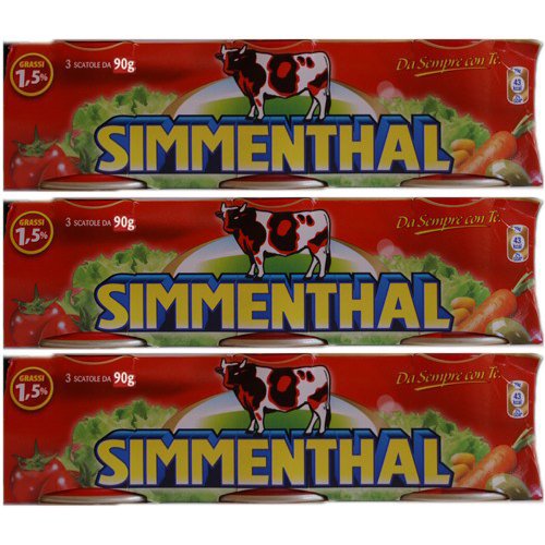 9x Simmenthal 'Rindfleisch in Aspik', 90 g von Simmenthal