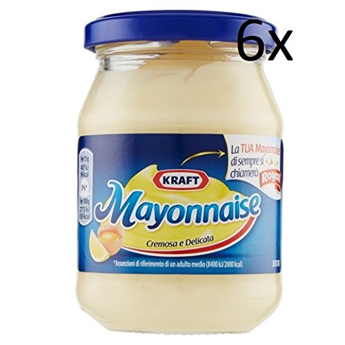 6x Kraft Klassik Mayonnaise mayo classic Fritessoße Soße Sauce glass 175 gr von Kraft
