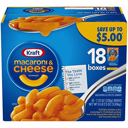 Kraft Macaroni & Cheese - 7.25 Ounces - 18 ct von Kraft