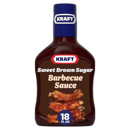 Kraft Sweet Brown Sugar Langsam gekochte Barbecue-Sauce, 530 ml Flasche von Kraft