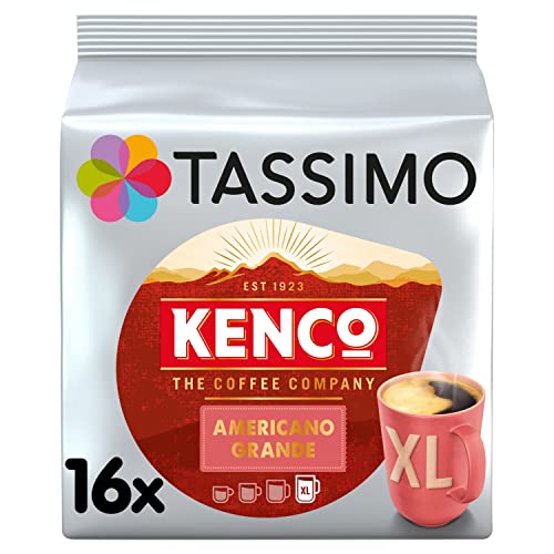 Tassimo Americano Kenco Grande XL Feine Röstung Kaffeekapsel Röstkaffee von Kraft