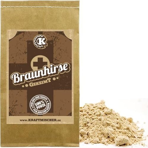 Braunhirse gemahlen gekeimt bio 1kg Braunhirse gemahlen gekeimt bio 1kg von Kraftmischer