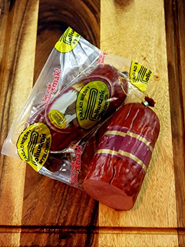 Original Polnische Krakauer Wurst trocken von Poliwczak Stück ca. 480g. Krakowska sucha. Original Polnische Krakauer Wurst trocken von Poliwczak Stück ca. 480g. Krakowska sucha. von NUGOYA